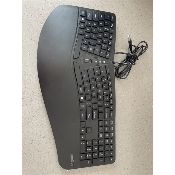 Perixx PERIDUO-505 Wired USB Ergonomic Split Keyboard ONLY Tested Working - Picture 2 of 11
